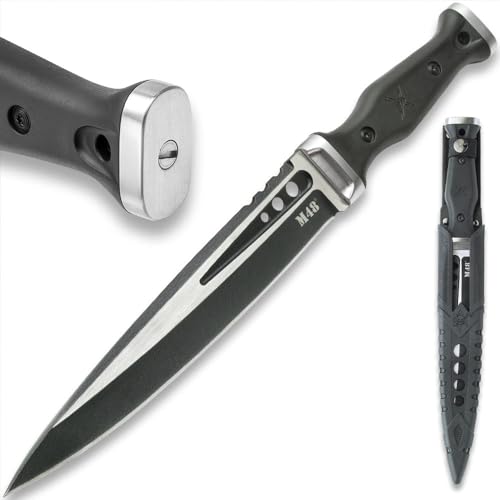 M48 Highland Scottish Dirk with Sheath - Black Oxide Coated Cast Stainless