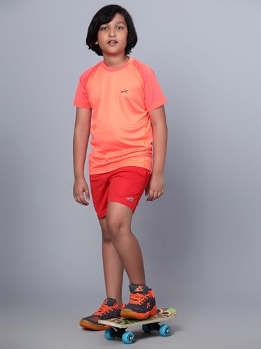 Image of Vector X OKS-217 Kids Polyester Multipurpose Dry-Touch Shorts Combo Set