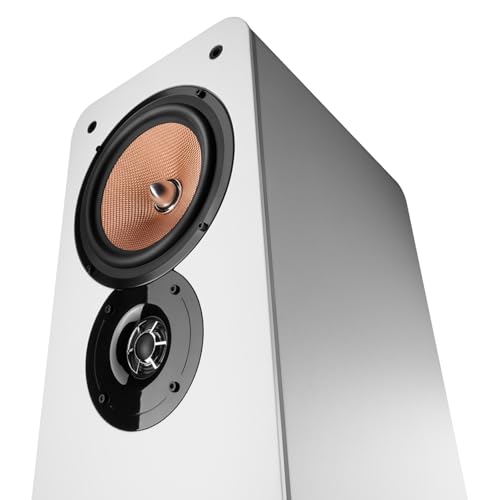 Teufel Ultima 40 Kombo 3 - Chaîne Hi-FI stéréo avec récepteur CD et Bluetooth, Wi-FI, LAN, Radio Dab+ FM, USB-C, HDMI Arc CEC, système à 3 Voies, Nombreuses possibilités de Connexion (Blanc) – vue 3