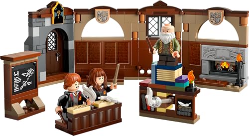 Harry Potter Castello di Hogwarts: Lezione di Incantesimi con 3 Minifigure da Collezione tra cui Hermione Granger e Ron Weasley con Funzione di levitazione, Giochi per Bambini e Bambini da 8 Anni - Lego - Immagine 10