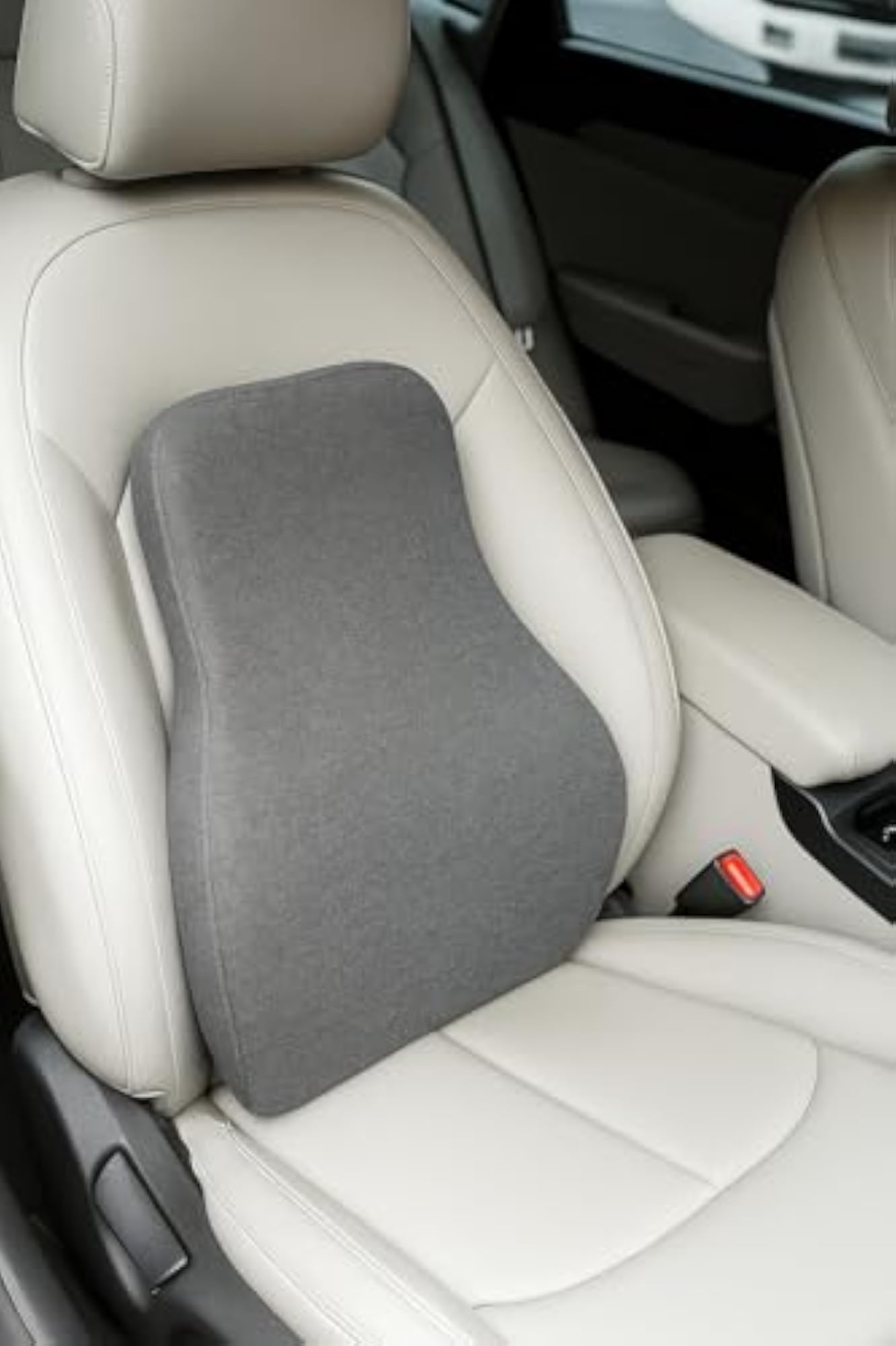 Memory Foam Lumbar Support Cushion for Car, Ergonomic Back Support