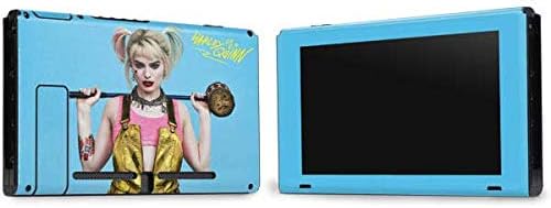 Skinit Decal Gaming Skin Compatible with Nintendo Switch Bundle - Officially Licensed Warner Bros Dont Mess with Harley Quinn Design