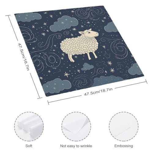 Servilletas de Tela Reutilizables Set de 2 18.7x18.7 in miniatura 2