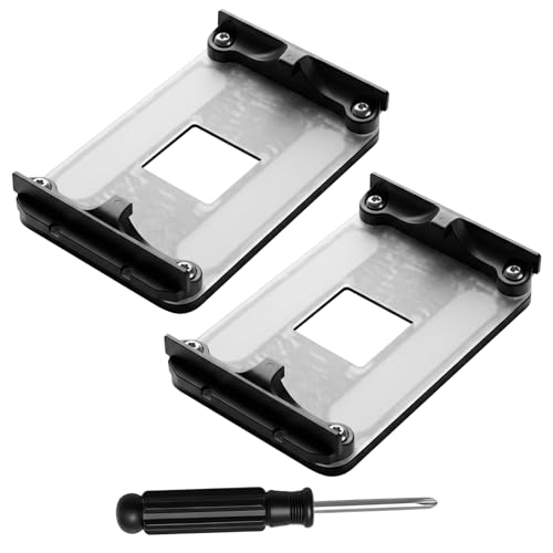 TNSLAND Kit de 2 AM4 Backplate con Tornillos y Destornillador, Soporte de Montaje para Disipador CPU en Placa Base AMD AM4, Compatible con B350 B450 B550 X570