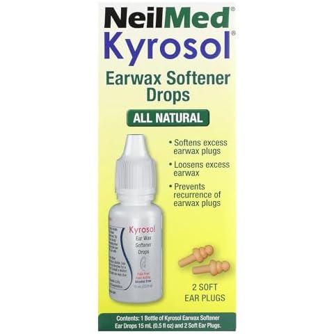 Squip Kyrosol All Natural Ear Wax Removal Drops Refill, 20.0 Ounce 0.51 Fl Oz Cover
