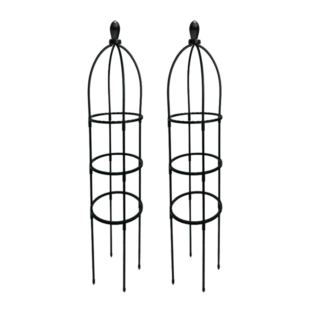 Turodeuo Climbing Plant Obelisk Trellis, Garden Trellis, Climbing Vine Plant Stand, Flower Stand, Plant Tower,2pcs(B)