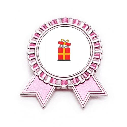 Broche Bastet en métal avec nœud papillon rose finition haut de gamme taille M