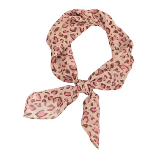 Leopard print scarf for women, soft and comfortable fabric, neck gaiter for daily travel or daily wear3