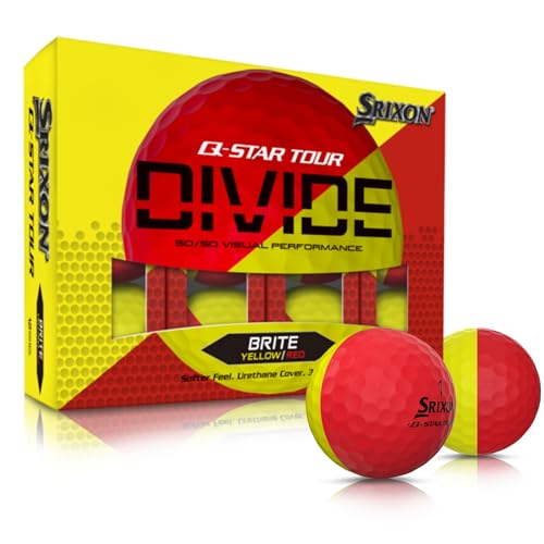 LostGolfBalls - Srixon LBX SR Q Star Tour Golf Balls Mint Matte Red 12 Pack