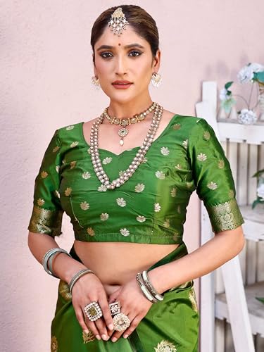 Image of GRECIILOOKS Saree | Women Saree | Cotton Silk Saree | Casual Saree For Women| Saree for Women | Silk Saree | Banarasi Saree