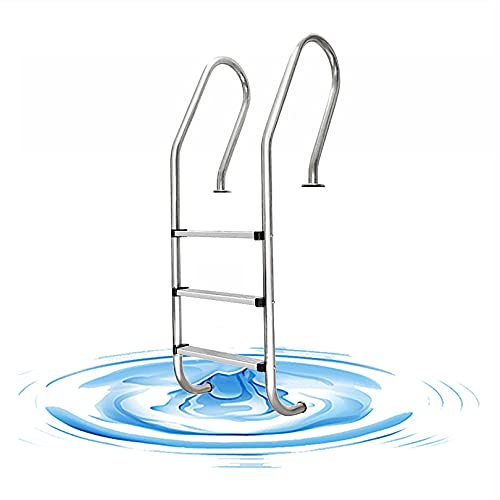 Escalera para piscina con 3 peldaños antideslizantes miniatura 2