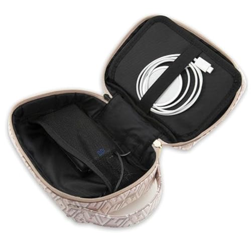 Guess Sac GUHBHGCFSEP GCube Rose à Rayures, Rose, Organisateur Accessoire Support pour Sac à Main