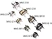 Mini Skater 24 Sets Magnetic Button Clasp Snaps - Purses, Bags, Clothes - No Tools Required - Choose Small or Large Magnetic Button Size:18mm(6/8