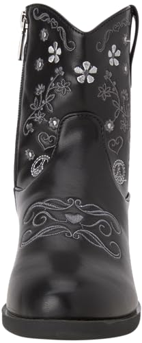 bebe Girls' Cowgirl Boots - Embroidered Western Roper Boots - Cowboy Boots for Girls (Toddler/Girl) 5