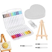 Painting Kit - Foam Canvas Drawing Set with Water Brush and Sponge, Interactive Creative Toy for and Kids, Educational Craft for Parent Child Bonding, Colorful Artistic Play Set
