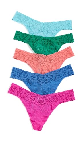 Image of hanky panky Women's Signature Lace Original Rise 5 Pack, Rslg, One Size