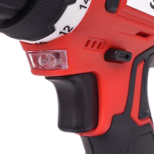 vidaXL Li-Ionen Akkuschrauber mit LED-Licht Bohrmaschine Akku-Bohrschrauber Bohrer Bohrschrauber Schrauber Akkubohrer 12V 0-400/0-1450 U/min – Bild 8