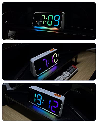 Xuanzit XZT80-1 Led Digital Clock For Bedroom, Super Loud Alarm Clock thumb #6
