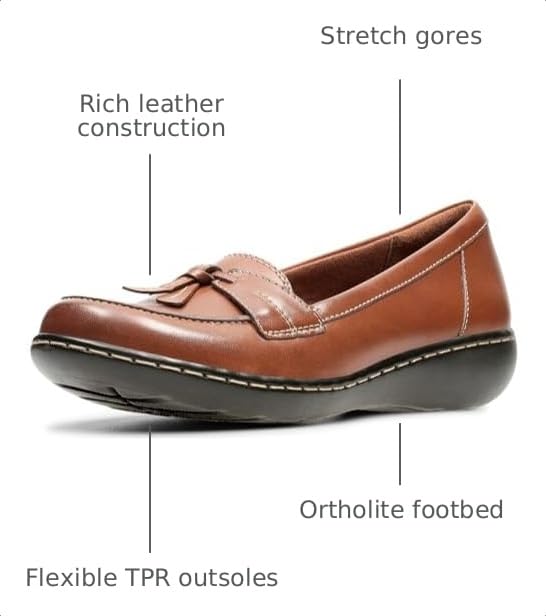 Image of Clarks Women's Ashland Bubble Slip On Loafers | Casual Shoes