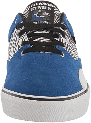 Etnies Men's Factor Low Top Skate Shoe, Blue/Black/White, 6.5 | Image 1