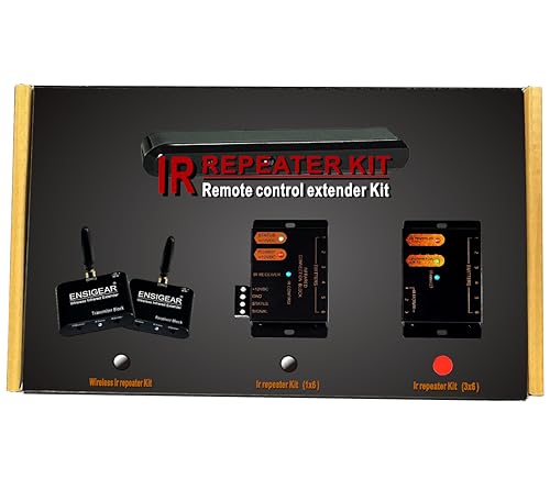 Ensigear MH1136 Ir Repeater Kit, Ir Repeater System,Ir Remote Control Extender .Supports Up To 100 Feet, Dual Sensors Receiver thumb #5
