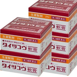 Amazon | 【第2類医薬品】タイツコウ軟膏 21g ×5 | 八ツ目製薬