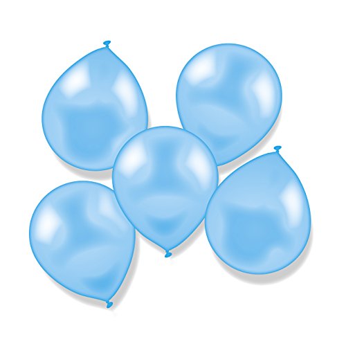 Preisvergleich Produktbild The Expression Factory Latex-Luftballon, 28 cm, Hellblau