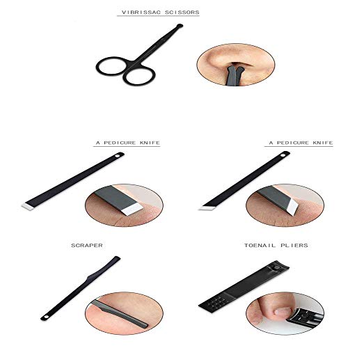 Nagelpilz Entfernung, Nagelknipser Nagel Trimmer Nagelhautentferner Toe Nagelschere Maniküre Pedicure Set Zehennagel und… – Bild 5