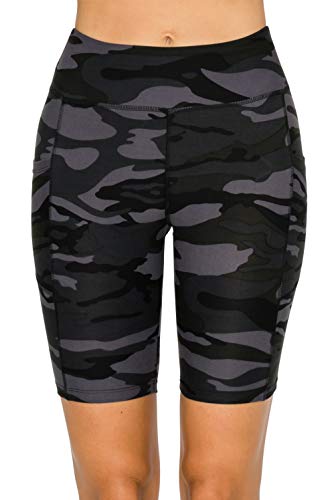 Image of ALWAYS Women's High Waist Bike Shorts - Athletic Workout Tummy Control Stretch Running Yoga Pants