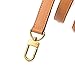 LDKJ Vachetta Leather Adjustable Crossbody Strap for Women's Crossbody Handbags (Beige Yellow)