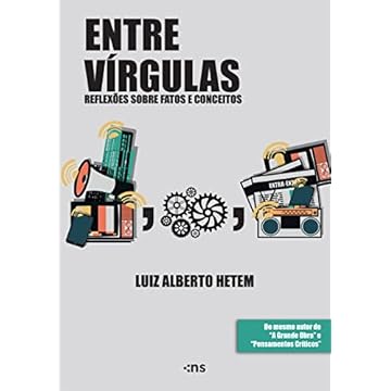 Capa do livro Entre Vírgulas: Reflexões sobre fatos e conceitos