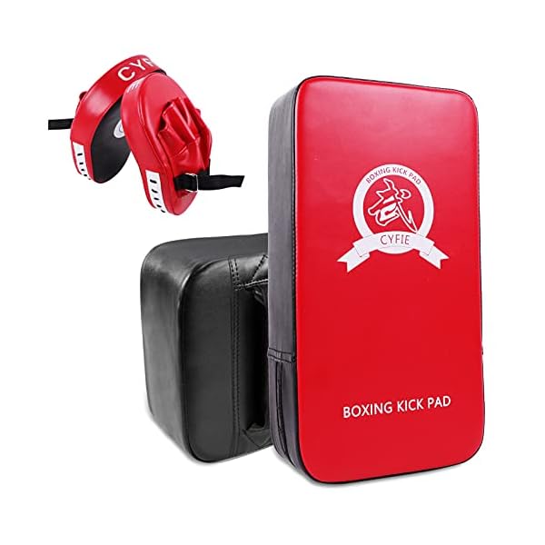 SEISSO-2PCS-Taekwondo-Kickboxing-Pads2PCS-Punching-Mitts-for-Karate-Training-Target-Thai-Pads-Punching-Kit-Kick-Punch-Pad-Kicking-Strike-Shield-MMA-Martial-Art-for-Men-Women-Gym SEISSO 2PCS Taekwondo Kickboxing Pads+2PCS Punching Mitts for Karate Training Target Thai Pads Punching Kit Kick Punch Pad Kicking Strike Shield MMA Martial Art for Men Women Gym