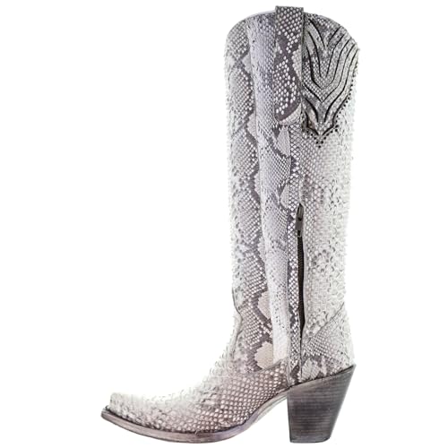 CORRAL Women's Python Tall Western Boot Snip Toe - A37894