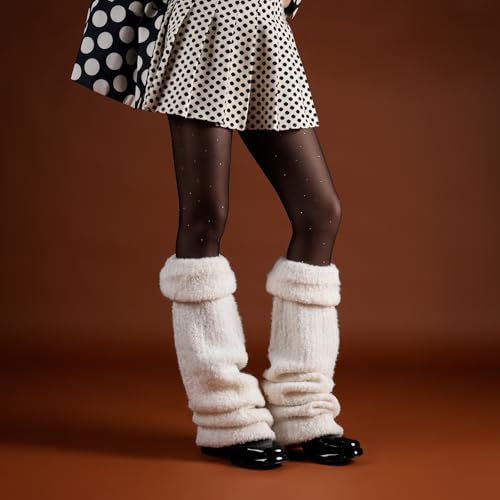 Image of Theater Women's Plush Leg Warmer | Ultra Soft Knit | Cozy Winter Leg Warmer for Women | Free Size