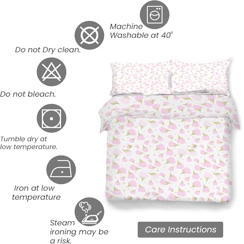 Housse de couette 200x200 anti-plis avec fermeture éclair pour parure de lit rapide