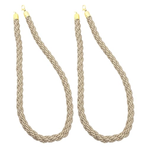 Corde de jute beige pour gestion de file d'attente lors d'événements
