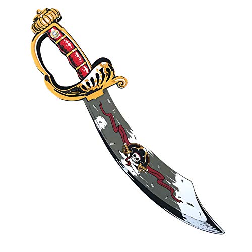 Liontouch 18100LT Sciabola da Pirata del Capitano Cross Giocattolo in Schiuma per Bambini | Linea di Costumi