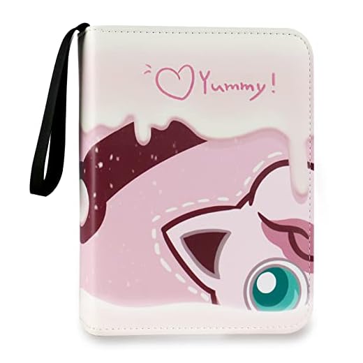 Card Binder for Pokemon Cards,4-Pocket Portable Card Collector Album Holder Book Fits 440 Cards with 55 Removable Sleeves, Display Storage Carrying Case for TCG - 1-18 Years Old Boys Girls