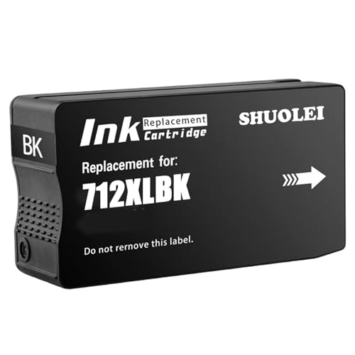 Cartouche 712XL noire haute capacité pour éviter les pannes sur DesignJet