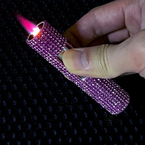 Encendedor antorcha a prueba de viento R4 metálico recargable miniatura 2
