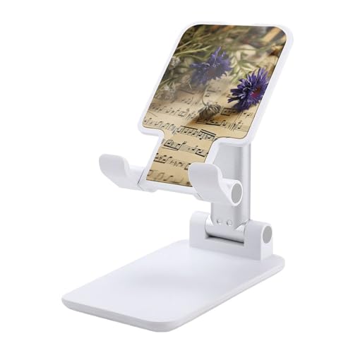 Support de téléphone réglable pour partition et bureau avec station pliable