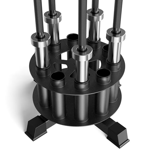 EVERYMATE Vertical Barbell Holder : Rotatable Barbell
