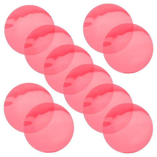 Alipis 10 Pièces Film Correcteur de Couleur Chaude Autocollant Rouge en Pet pour Éclairage, Installation Facile et Performance Stable, pour Chambres et Salles de Classe
