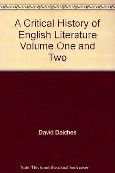 Hardcover A Critical History of English Literature Volume I Book