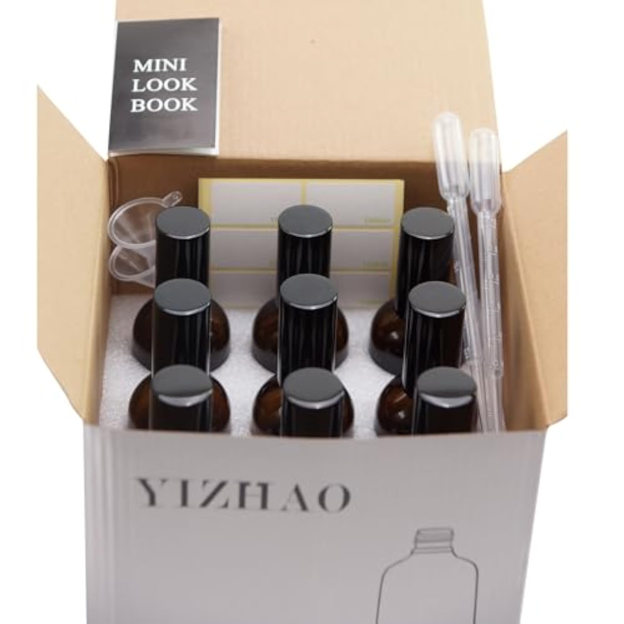 4oz Black Glass Spray Bottle for Essential Oil, Empty Small Spray Bottle