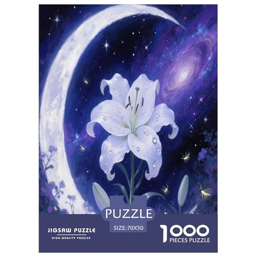 Puzzle de 1000 piezas Lily formato 70x50cm, rompecabezas de diseño creativo para mayores de 12 años