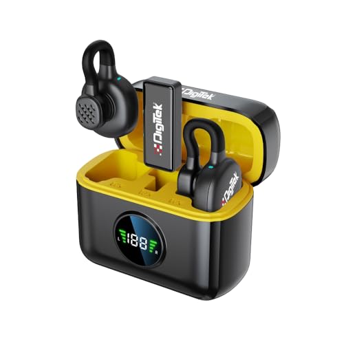 Digitek DWM 119 2-in-1 Wireless Microphone, Mic with 30m Range, 6...