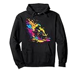 Splash Art Snowmobile Snow Machine Ski-Doo Sledge Pullover Hoodie