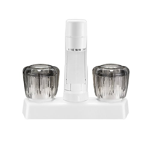 Dura Faucet Df-Pk640S-Wt Rv Swivel Kitchen, Galley, Or Bar Faucet With Smoked Acrylic Knobs (White) #TOP2