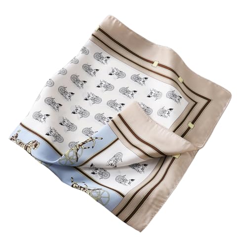 Cute Hair Bandanas Scarf For Women Friend Lightweight Fashion Neck Silk Satin Head Scarves For Sleeping Handbags Scarf-31